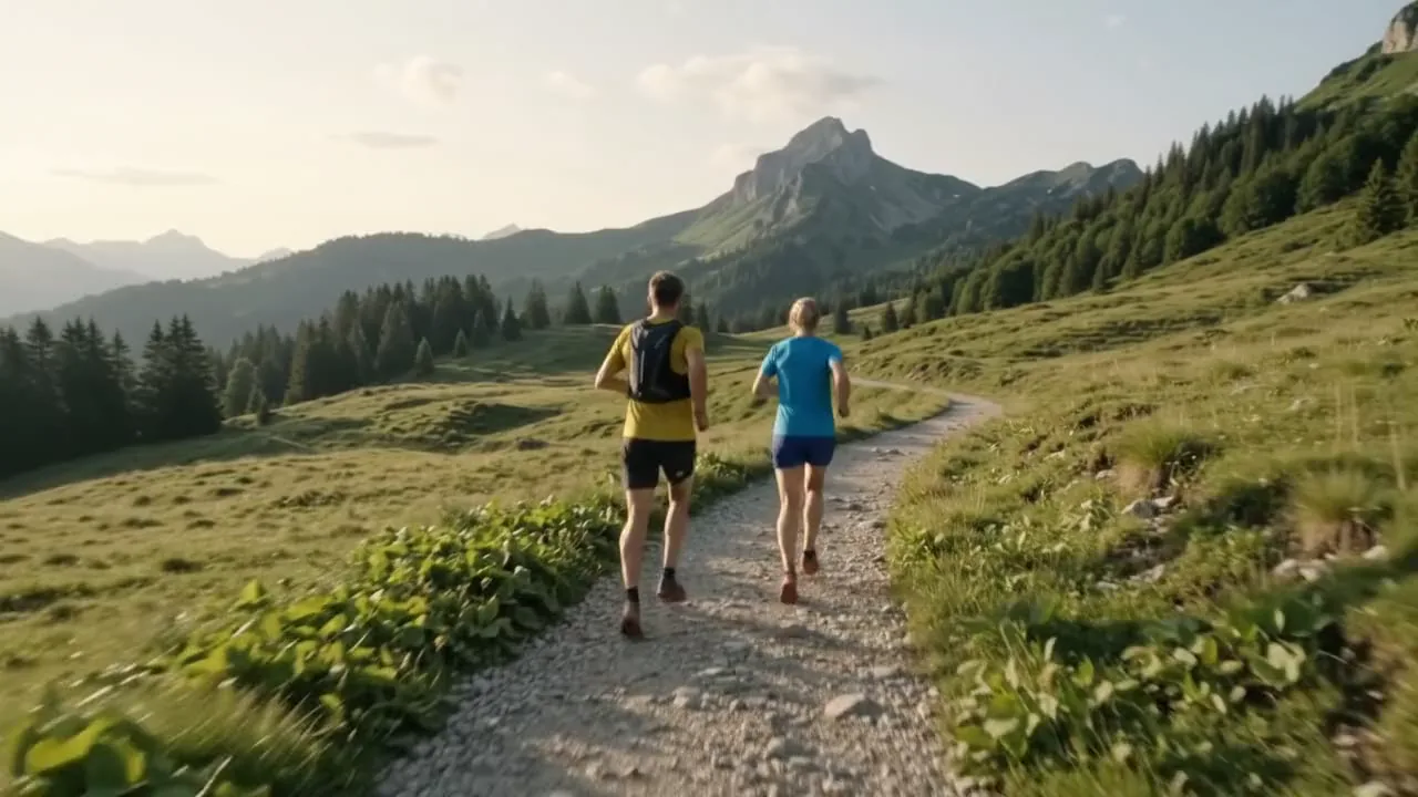 Aperçu du parcours en montagne