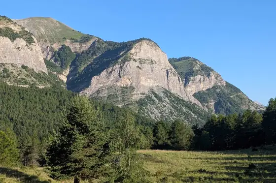 Les falaises de Moutet