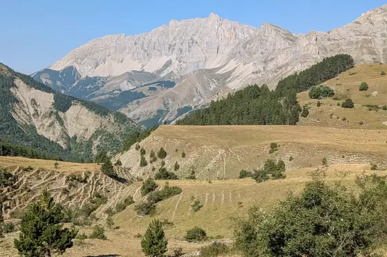 Le Pic de Bure, dans le massif du Dévoluy